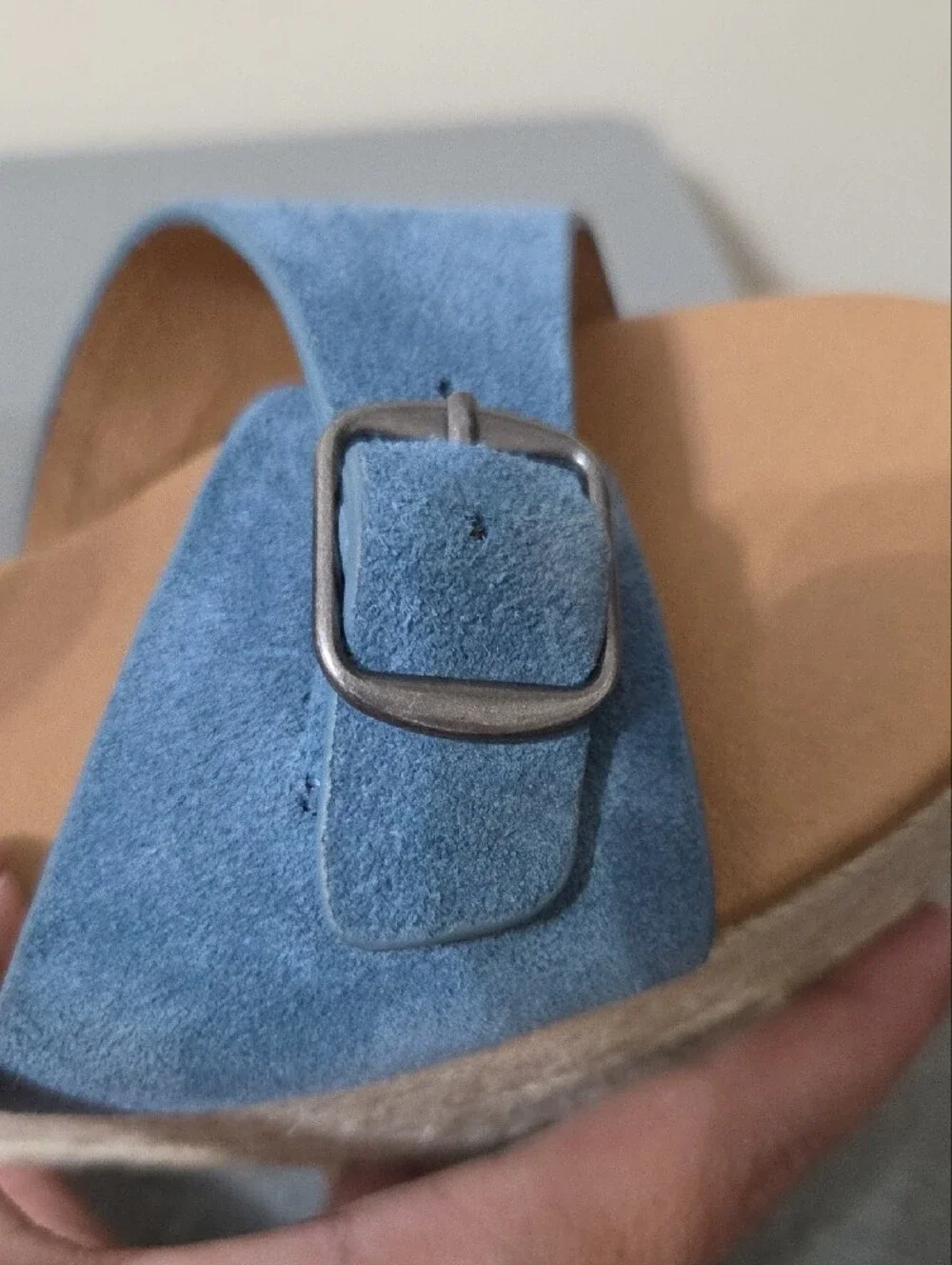 Lucky Brand Light Blue Leather 3